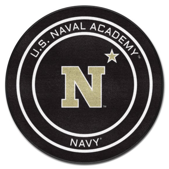 Navy Puck Mat*