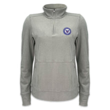 Load image into Gallery viewer, Navy Ladies Crush 1/4 Zip Pullover (Grey)