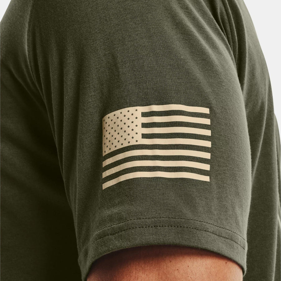 Under Armour Freedom Flag T-Shirt (OD Green/Sand)