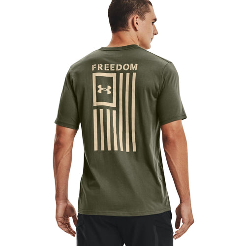 Under Armour Freedom Flag T-Shirt (OD Green/Sand)