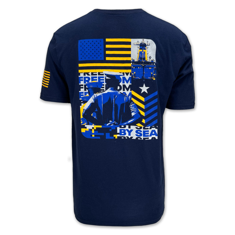 Navy Under Armour Freedom By Sea T-Shirt (Navy)