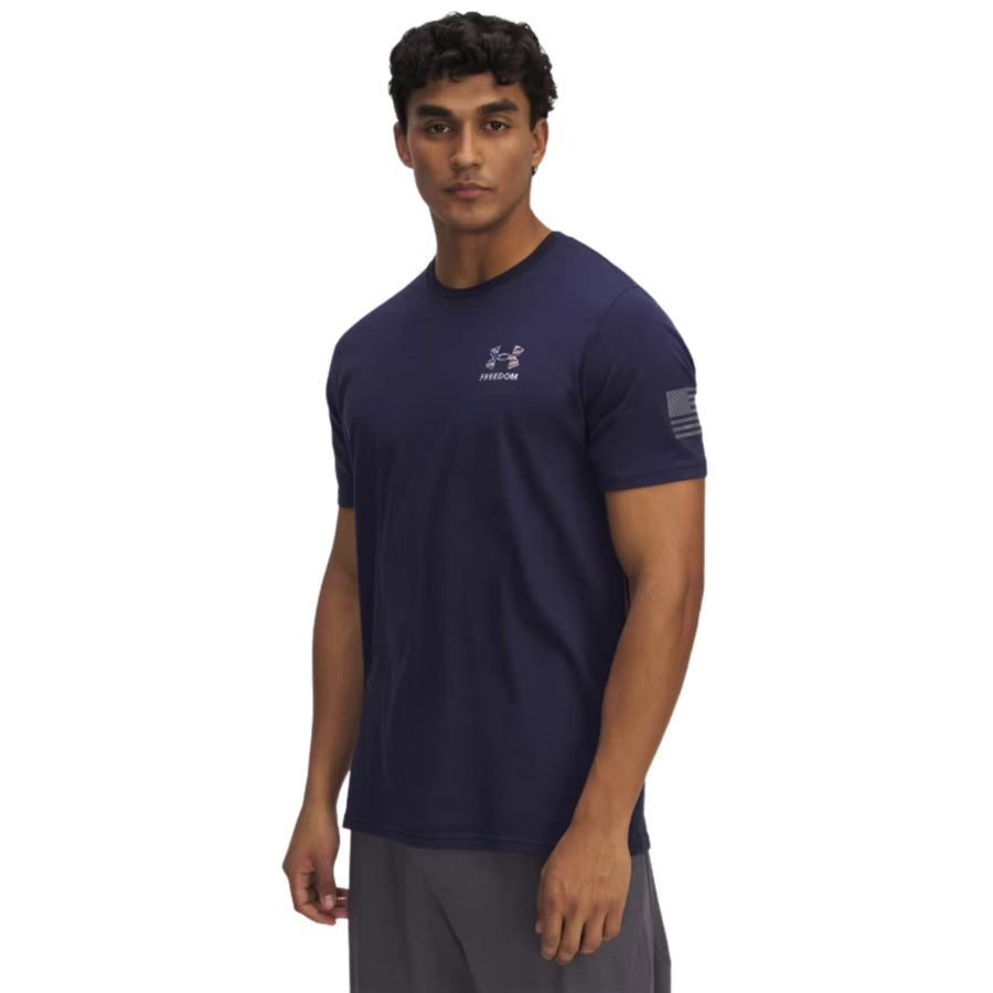 Under Armour Freedom Eagle Flag T-Shirt (Navy)