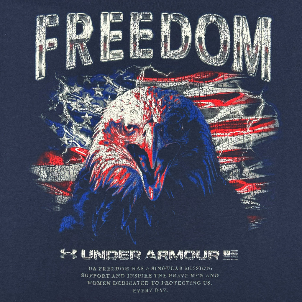 Under Armour Freedom Eagle Flag T-Shirt (Navy)