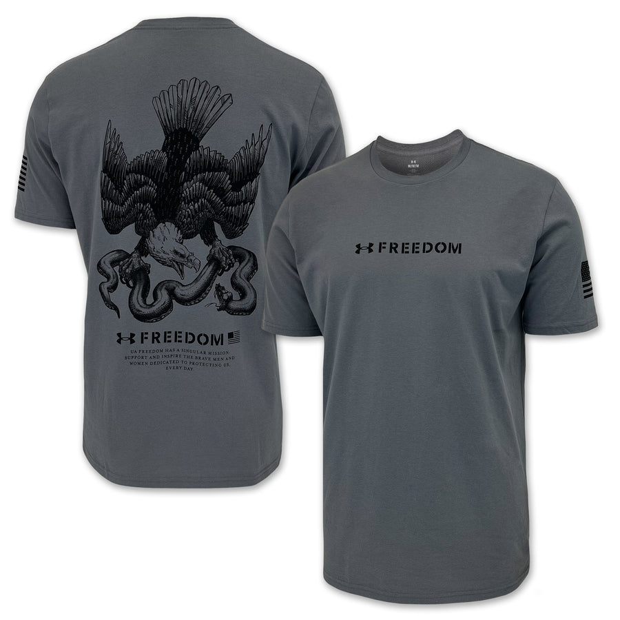 Under Armour Freedom Military T-Shirt (Dark Grey)