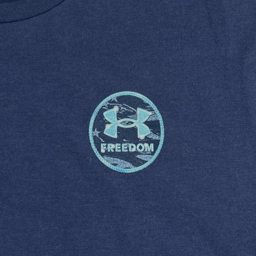 Navy Under Armour Freedom By Sea Skull T-Shirt (Navy)