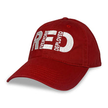 Load image into Gallery viewer, Remember Everyone Deployed Relaxed Twill Hat (Red)