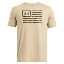 Load image into Gallery viewer, Under Armour Freedom Flag Printed T-Shirt (Sand)