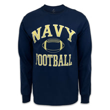 Load image into Gallery viewer, USNA Football Long Sleeve T-Shirt (Navy)