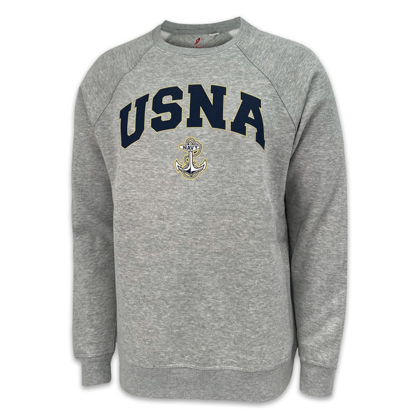 Naval Academy Crewneck Grey