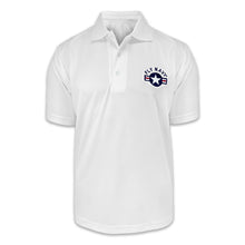 Load image into Gallery viewer, Navy Fly Navy Performance Polo (White)