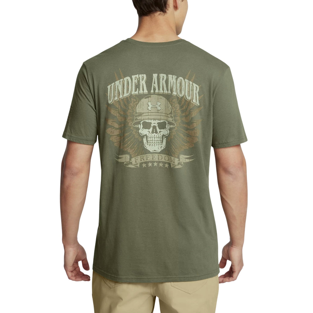 Under Armour Freedom Skull T-Shirt (OD Green)