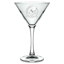 Load image into Gallery viewer, Navy Seabees 10oz Martini Glass*