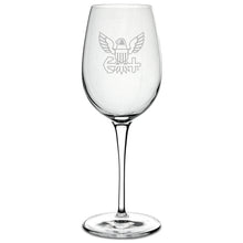 Load image into Gallery viewer, Navy Eagle Luigi Bormioli 12oz White Wine Glass*