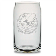 Load image into Gallery viewer, Seabees 16oz Beer Can Glass*