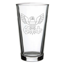 Load image into Gallery viewer, US Navy 16oz Pub Glass*