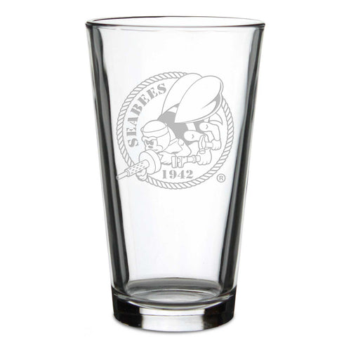 Seabees 16oz Pint Glass*