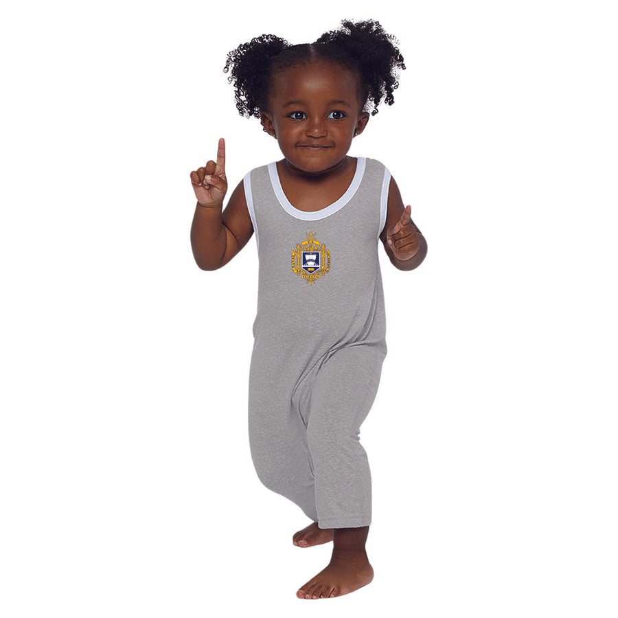 USNA Crest Infant Tank Romper