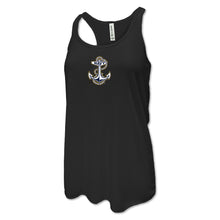 Load image into Gallery viewer, Navy Ladies Anchor Racerback