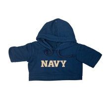 Load image into Gallery viewer, Navy Frizzy Bear (Navy Hood)