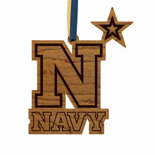 Load image into Gallery viewer, Naval Academy N-Star Ornament