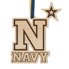 Load image into Gallery viewer, Naval Academy N-Star Ornament