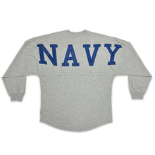 Load image into Gallery viewer, Navy Anchor Original Crew Neck Spirit Jersey (Heather Grey)