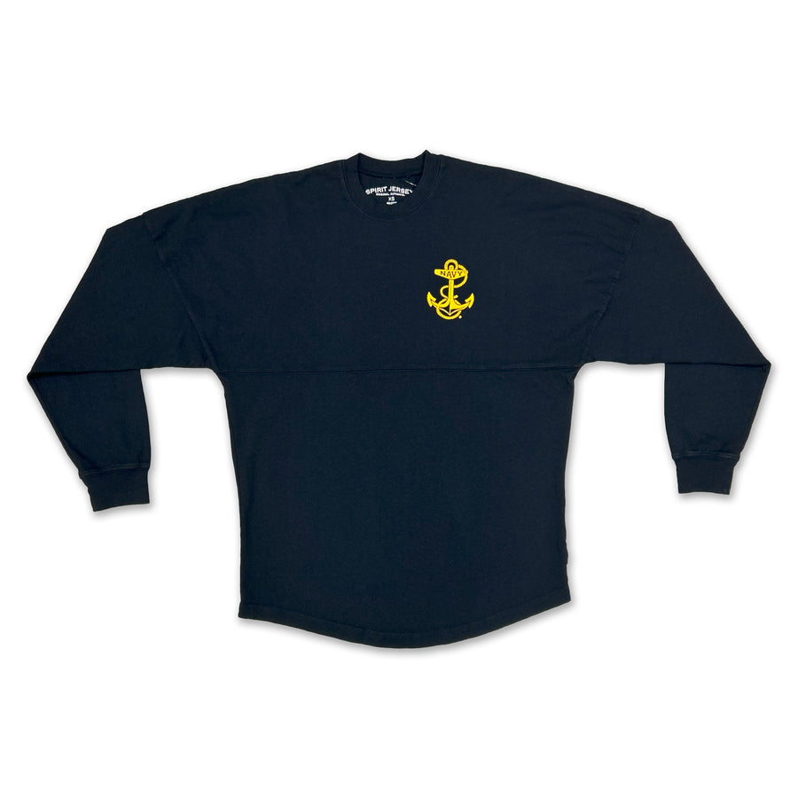 Navy Anchor Original Crew Neck Spirit Jersey (Navy)