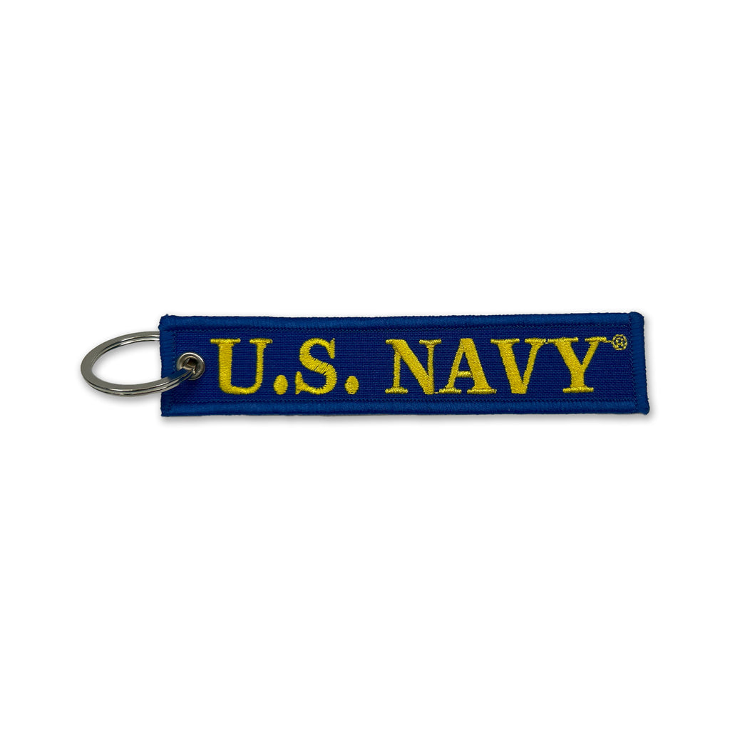 U.S. Navy America's Navy Double Sided Embroidered Key Chain