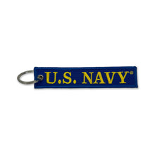 Load image into Gallery viewer, U.S. Navy America&#39;s Navy Double Sided Embroidered Key Chain