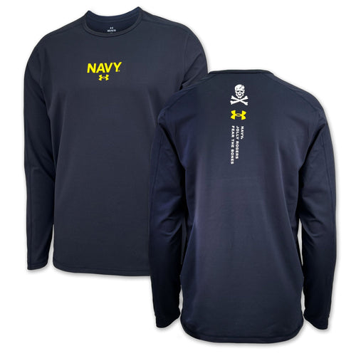 Navy Under Armour 2024 Rivalry Meridian Long Sleeve T-Shirt (Navy)