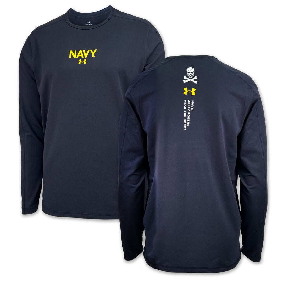 Navy Under Armour 2024 Rivalry Meridian Long Sleeve T-Shirt (Navy)