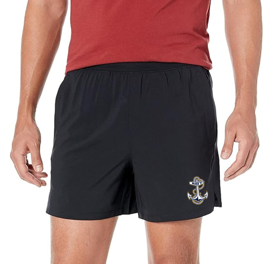 Navy Anchor Men's Under Armour Tactical Academy 5" Shorts