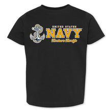 Load image into Gallery viewer, Navy Toddler Full Chest T-Shirt