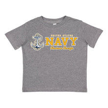 Load image into Gallery viewer, Navy Toddler Full Chest T-Shirt