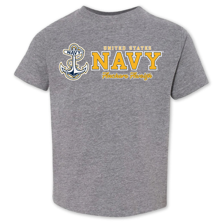 Navy Toddler Full Chest T-Shirt