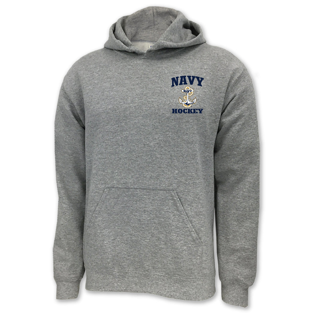 Navy Anchor Hockey Hood