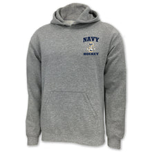 Load image into Gallery viewer, Navy Anchor Hockey Hood