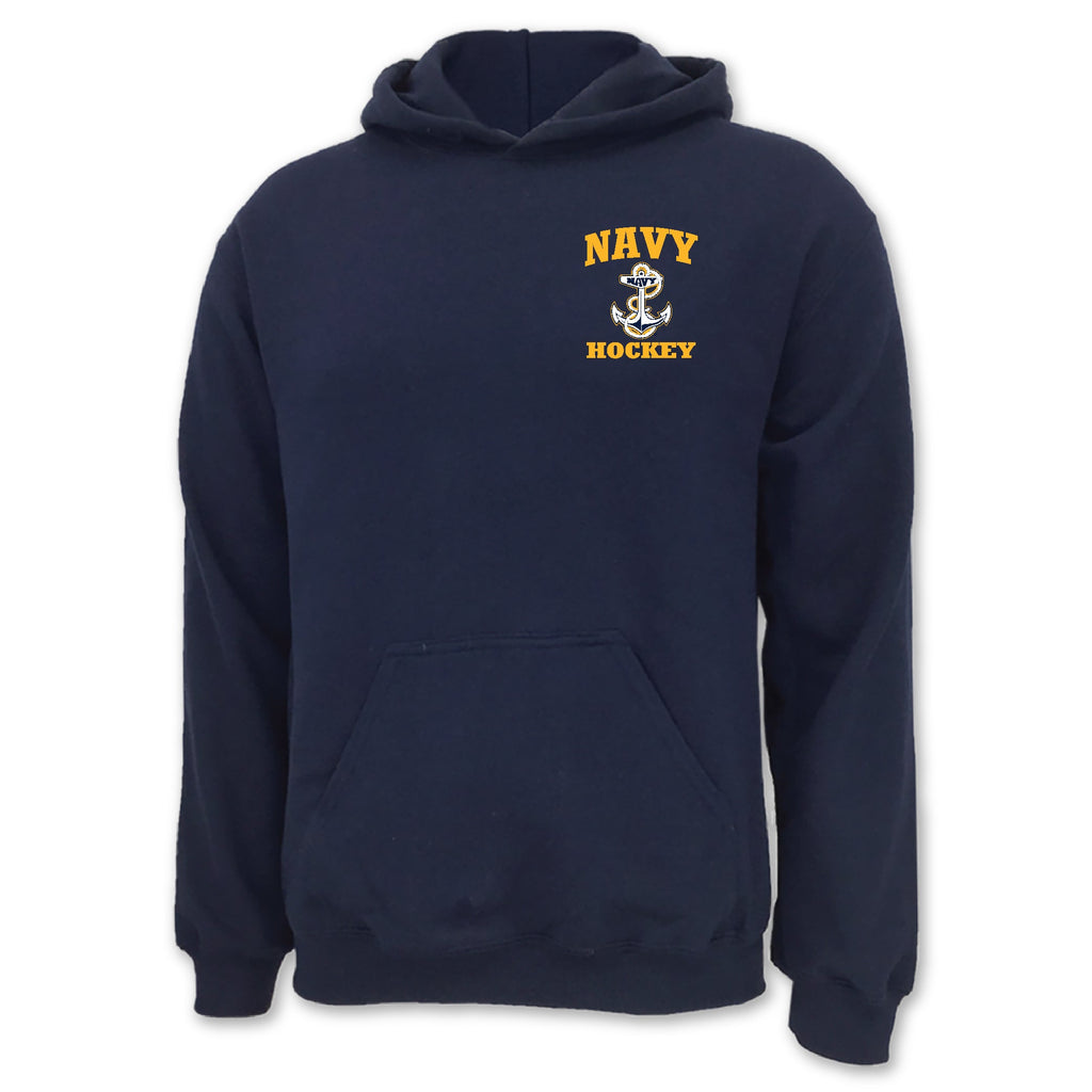 Navy Anchor Hockey Hood