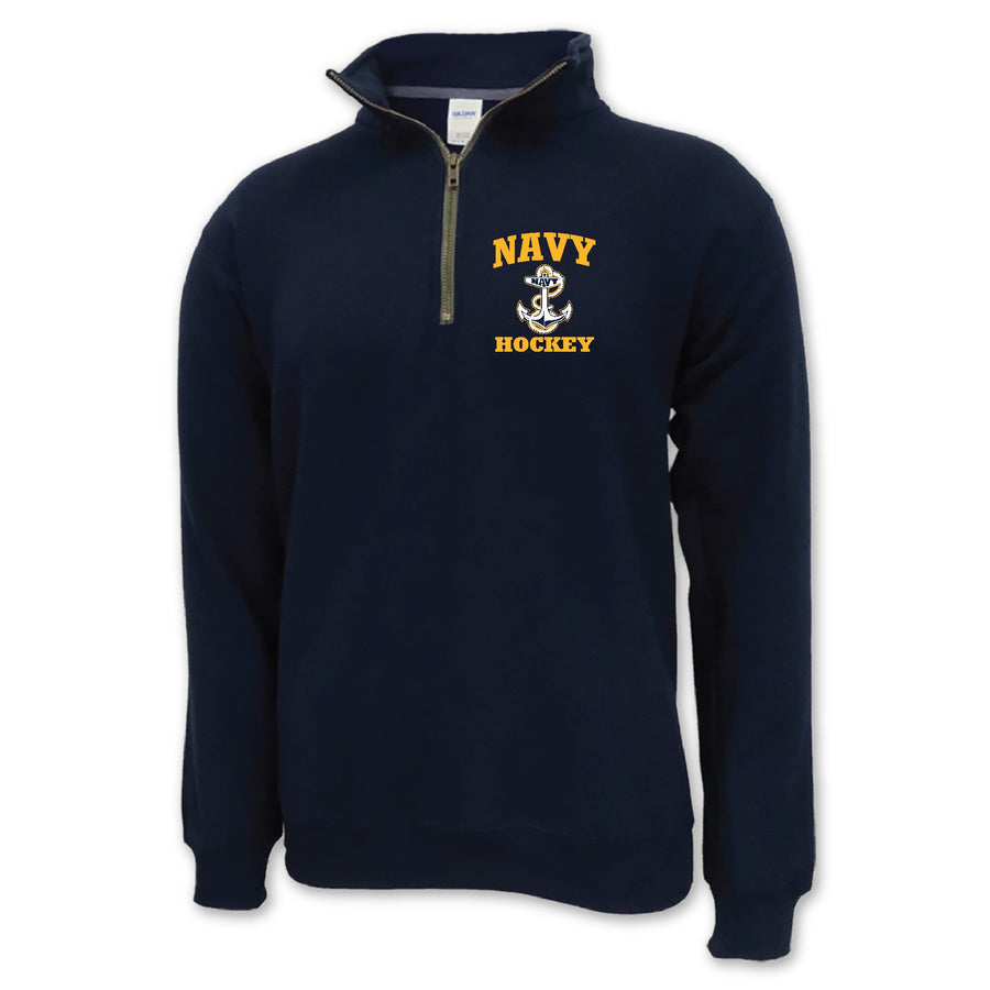 Navy Anchor Hockey 1/4 Zip