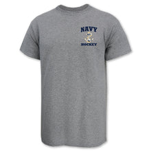 Load image into Gallery viewer, Navy Anchor Hockey T-Shirt