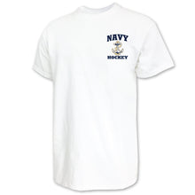 Load image into Gallery viewer, Navy Anchor Hockey T-Shirt