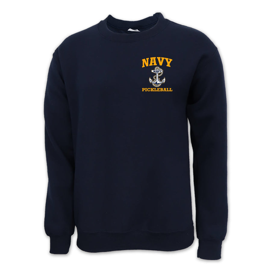 Navy Anchor Pickleball Crewneck