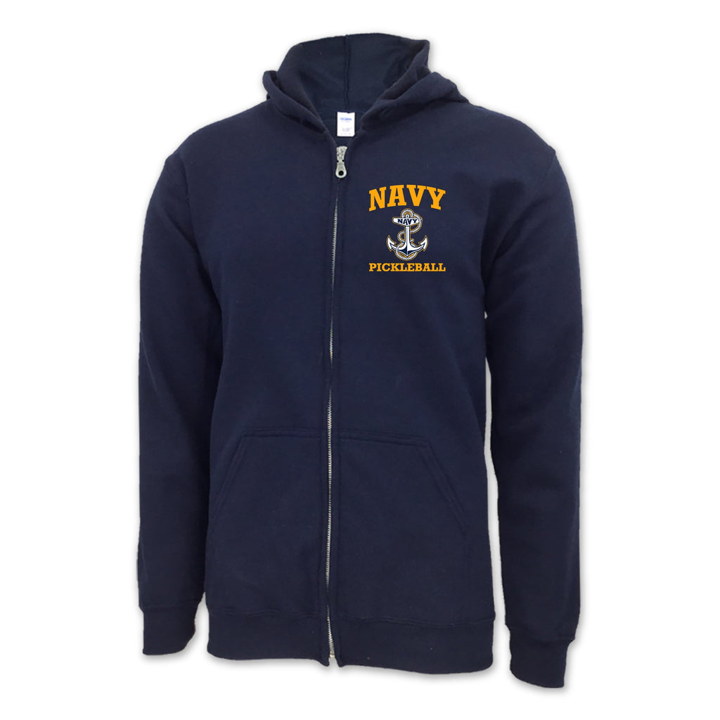 Navy Anchor Pickleball Full-Zip