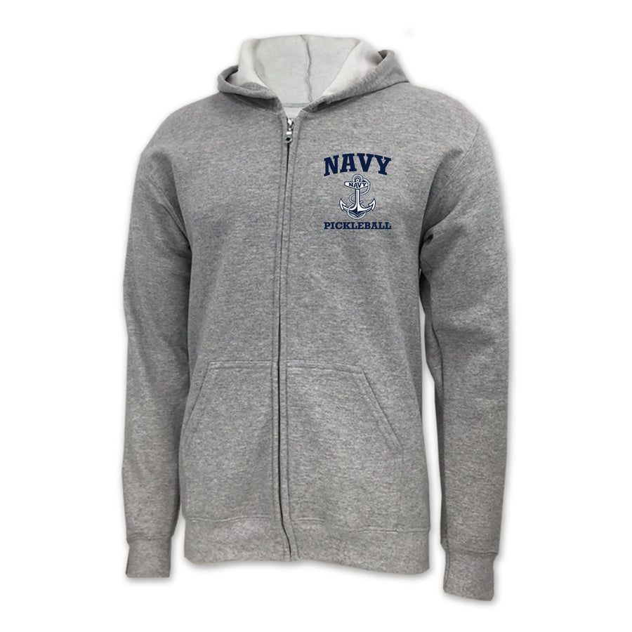 Navy Anchor Pickleball Full-Zip