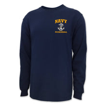 Load image into Gallery viewer, Navy Anchor Pickleball Long Sleeve T-Shirt