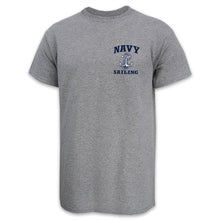 Load image into Gallery viewer, Navy Anchor Sailing T-Shirt