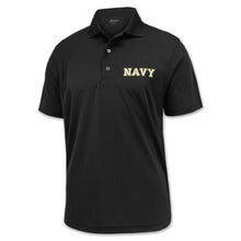 Load image into Gallery viewer, Navy Block Performance Polo