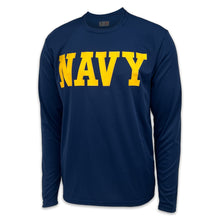 Load image into Gallery viewer, Navy Core Performance Long Sleeve T (Navy)