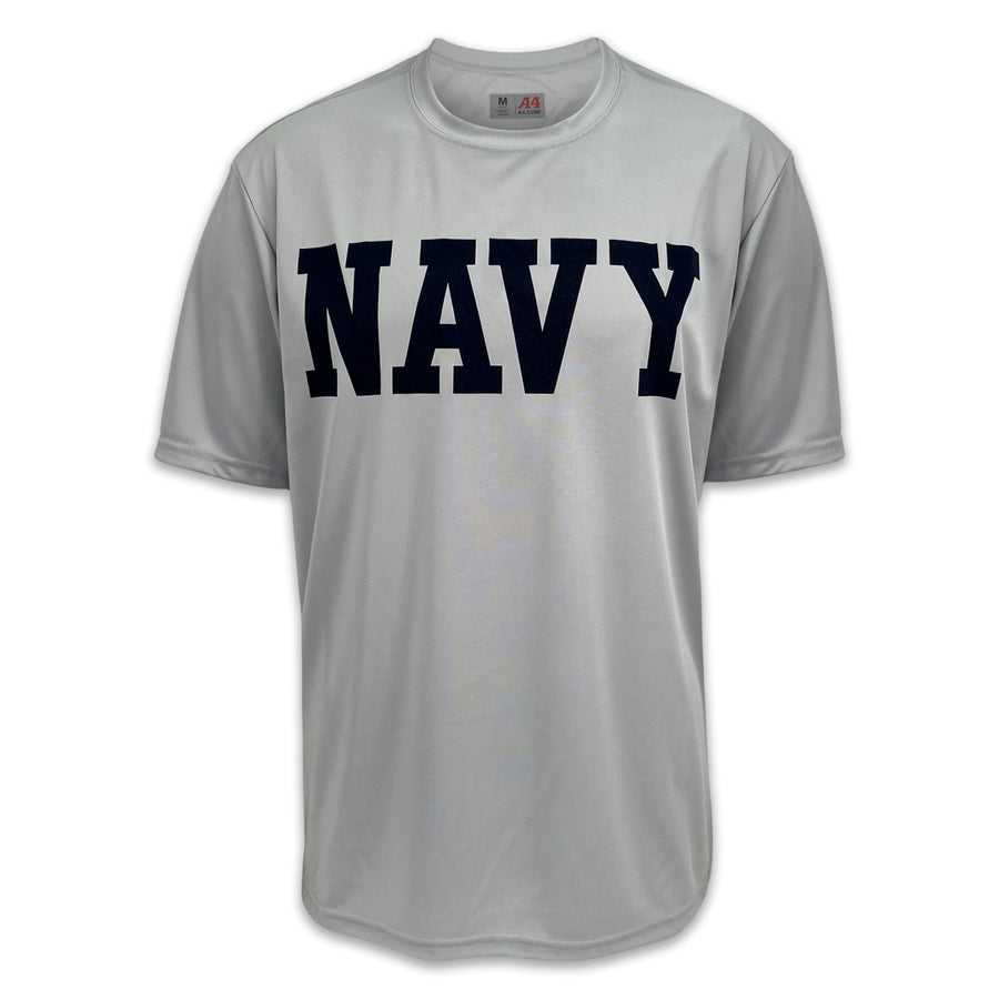 Navy Core Performance T-Shirt (Silver)