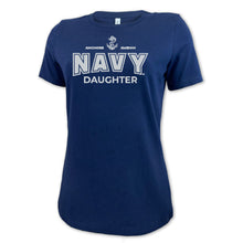 Load image into Gallery viewer, Navy Daughter Ladies T-Shirt (Navy)